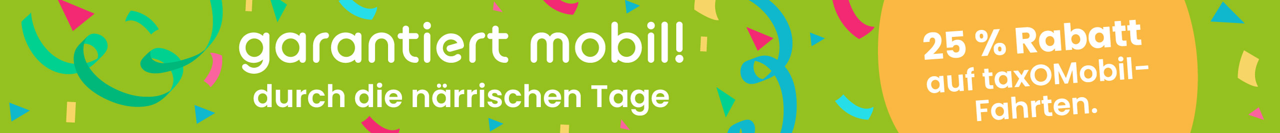 garantiert mobil! Aktion zu Fastnacht