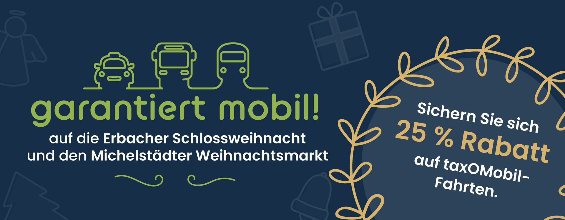 Rabattaktion zu den Weihnachtsmärkten in Erbach und Michelstadt